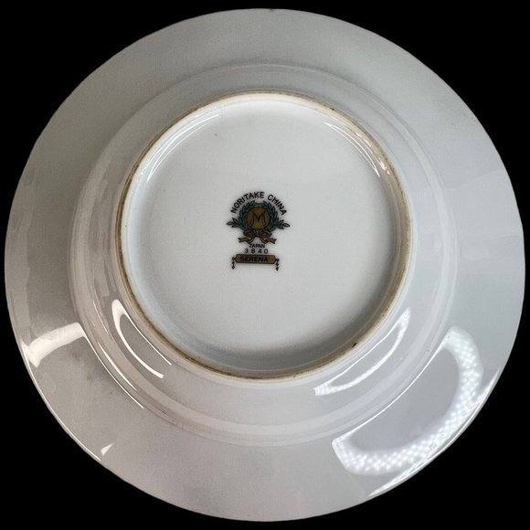 Vintage Noritake China Serena Rim Soup Bowl 8 1/8” Cereal Salad Floral 3840 - Picture 6 of 7